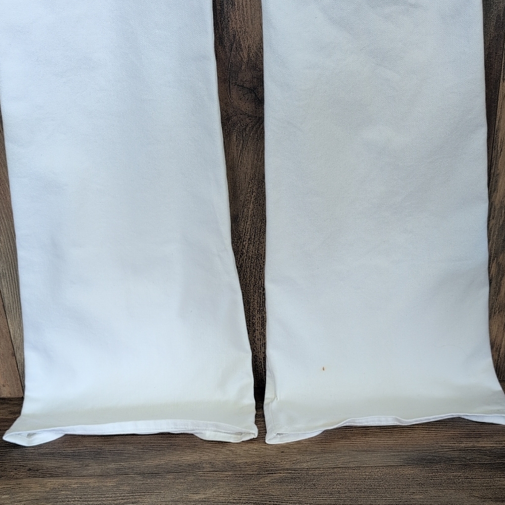 Express Women's Crisp White Mid Rise 70s Flare Jeans 8L       P247 - Picture 8 of 15